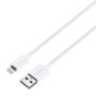 TRUSMI 2.4A USB To iPhone Charging Cable White 1M