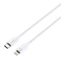 TRUSMI 27W Type C To iPhone Braided Charging Cable White 2M