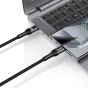 TRUSMI CA47-12 100W Type C to Type C LED Aluminum Alloy Braided Cable