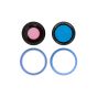 iPhone 16 / 16 Plus Back Camera Lens With Bracket & Bezel Real Sapphire (2 Piece Set)