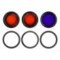 iPhone 16 Pro / 16 Pro Max Back Camera Lens With Bracket & Bezel Black Titanium (3 Piece Set)