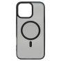 Brilliance LUX iPhone 16 Pro Max TPU+PC Magnetic Skin-friendly Matte Phone Case Transparent Black