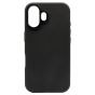 Brilliance LUX iPhone 16 Luxury Vegan Soft Premium PU Leather with Metal Camera Case Black