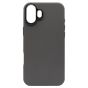 Brilliance LUX iPhone 16 Luxury Vegan Soft Premium PU Leather with Metal Camera Case Grey