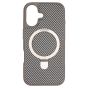 Brilliance LUX iPhone 16 TPU+PC Magnetic Airbag Anti-fall Phone Case Silver