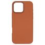 Brilliance LUX iPhone 16 Pro Max Luxury Vegan Soft Premium PU Leather Magnetic Cover with Metal Camera Case Khaki