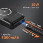 TRUSMI Wireless Power Bank Black PB11-011 (15W) (5000mAh)