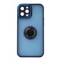 Brilliance LUX For iPhone 14 3D Electroplating with camera protector and Ringstand Case Blue