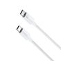 TRUSMI 60W Type C To Type C Braided Charging Cable White 2M