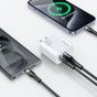 TRUSMI 20W Dual USB & Type-C White Fast Charger