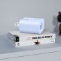 TRUSMI 20W Blue Dual Type C & USB Power Adapter w/ Type C to Type C Cable