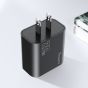 TRUSMI 20W Black Dual Type C & USB Power Adapter w/ Type C to Type C Cable