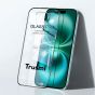 TRUSMI 3D Transparent Tempered Glass Screen Protector for iPhone 15 Pro Max