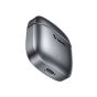 TRUSMI ENC Zinc Alloy Metal Semi-in-Ear Wireless Headphones Gray