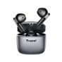 TRUSMI ENC Zinc Alloy Metal Semi-in-Ear Wireless Headphones Gray