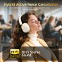 TRUSMI ANC Wireless Headphones White/Cream