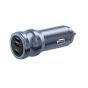 TRUSMI 55W 2 Type C & USB-L Metal Car Charger Sliver
