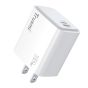 TRUSMI 20W Dual USB-L & Type-C White Fast Charger