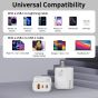 TRUSMI 30W USB & USB-L & Type-C White Fast Charger