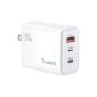TRUSMI 65W USB & USB-L & Type-C White Fast Charger
