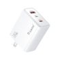 TRUSMI 65W USB & USB-L & Type-C White Fast Charger