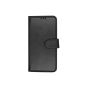 TRUSMI iPhone 12 Pro Max Cowhide Leather Wallet Case with Card Slot Black