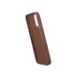 TRUSMI iPhone 14 Pro Magnetic Cowhide Leather Case with Card Slot Wallet Dark Brown