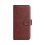 TRUSMI Samsung S23 Ultra Cowhide Leather Wallet Case with Card Slot Dark Brown