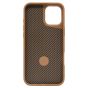 Brilliance LUX iPhone 16 Plus 360° Rotating Magnetic Metal Bracket Carbon Fiber Pattern Matte PC+TPU Phone case Gold