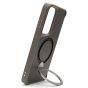 Brilliance LUX iPhone S25 plus 360Â° Rotating Magnetic Metal Bracket Carbon Fiber Pattern Matte PC+TPU Phone case Grey