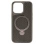Brilliance LUX iPhone 13 Pro 360° Rotating Magnetic Metal Bracket Carbon Fiber Pattern Matte PC+TPU Phone case Grey