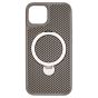 Brilliance LUX iPhone 13 360° Rotating Magnetic Metal Bracket Carbon Fiber Pattern Matte PC+TPU Phone case Grey