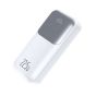 TRUSMI Mini Power Bank White with Digital Display PB06-012 (22.5W) (10000mAh)