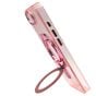 Brilliance LUX iPhone 16E Glitter Sparkle Magnetic Clear TPU + Acrylic with Kickstand Phone Case Pink
