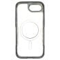 Brilliance LUX iPhone 16E Chrome-Plated Magnetic Clear TPU + Acrylic Phone Case Black Titanium