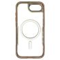 Brilliance LUX iPhone 16E Chrome-Plated Magnetic Clear TPU + Acrylic Phone Case Gold Titanium