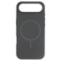 Brilliance LUX iPhone 16E Magnetic Solid Silicone with Open-Area Camera Cutout Phone Case Black