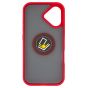 Brilliance LUX iPhone 17 Hybrid Shell Anti-shock Ring Kickstand TPU Matte Case Red