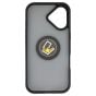 Brilliance LUX iPhone 17 Hybrid Shell Anti-shock Ring Kickstand TPU Matte Case Black