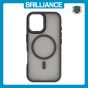 Brilliance LUX iPhone 17 Silicone-Feel Magnetic Hybrid TPU + PC Phone Case Black