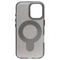 Brilliance LUX iPhone 17 Glitter Sparkle Magnetic Clear TPU + Acrylic with Kickstand Phone Case Black