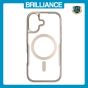 Brilliance LUX iPhone 17 Chrome-Plated Magnetic Clear TPU + Acrylic Phone Case Gray Titanium