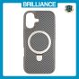Brilliance LUX iPhone 17 TPU+PC Magnetic Airbag Anti-fall Phone Case Gray