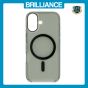 Brilliance LUX iPhone 17 High-Clarity Transparent Clear PC Magnetic Phone Case Black