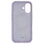 Brilliance LUX iPhone 17 Silicone with BackSide 360° Rotating Wrist Strap Magnetic Phone Case Purple