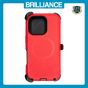 Brilliance HEAVY DUTY iPhone 17 (Pro Series) + Magnetic Case Red + Black