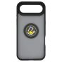 Brilliance LUX iPhone 17 Air Hybrid Shell Anti-shock Ring Kickstand TPU Matte Case Black