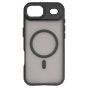 Brilliance LUX iPhone 17 Air Silicone-Feel Magnetic Hybrid TPU + PC Phone Case Black