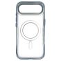 Brilliance LUX iPhone 17 Air Chrome-Plated Magnetic Clear TPU + Acrylic Phone Case Blue Titanium