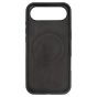 Brilliance LUX iPhone 17 Air Silicone with BackSide 360° Rotating Wrist Strap Magnetic Phone Case Black